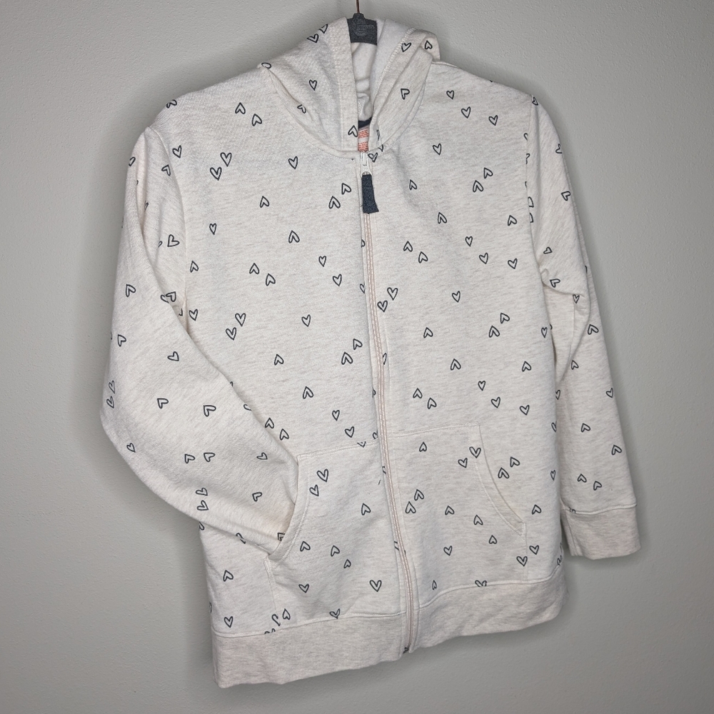 Heart Pattern Hoodie Girls 16/18